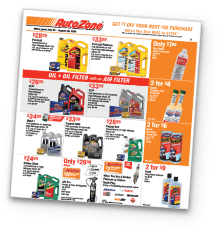 Autozone parts deals