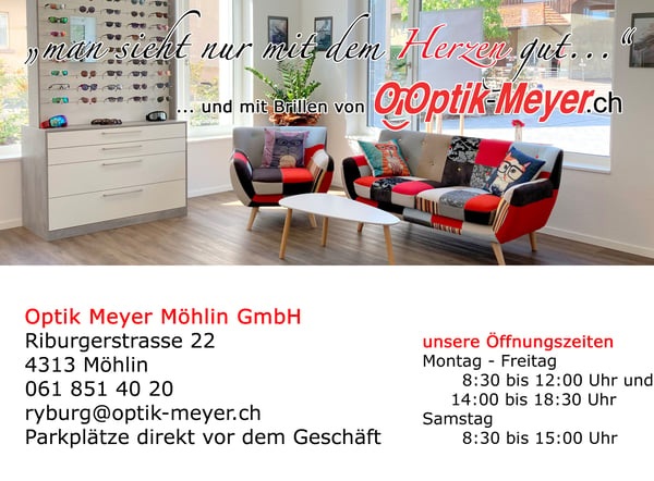 Optik Meyer Möhlin GmbH, Ihr Optiker in und um Möhlin