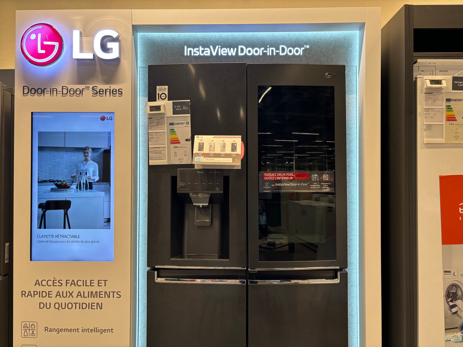 Réfrigérateur américain LG dans votre magasin Boulanger Orléans Saran