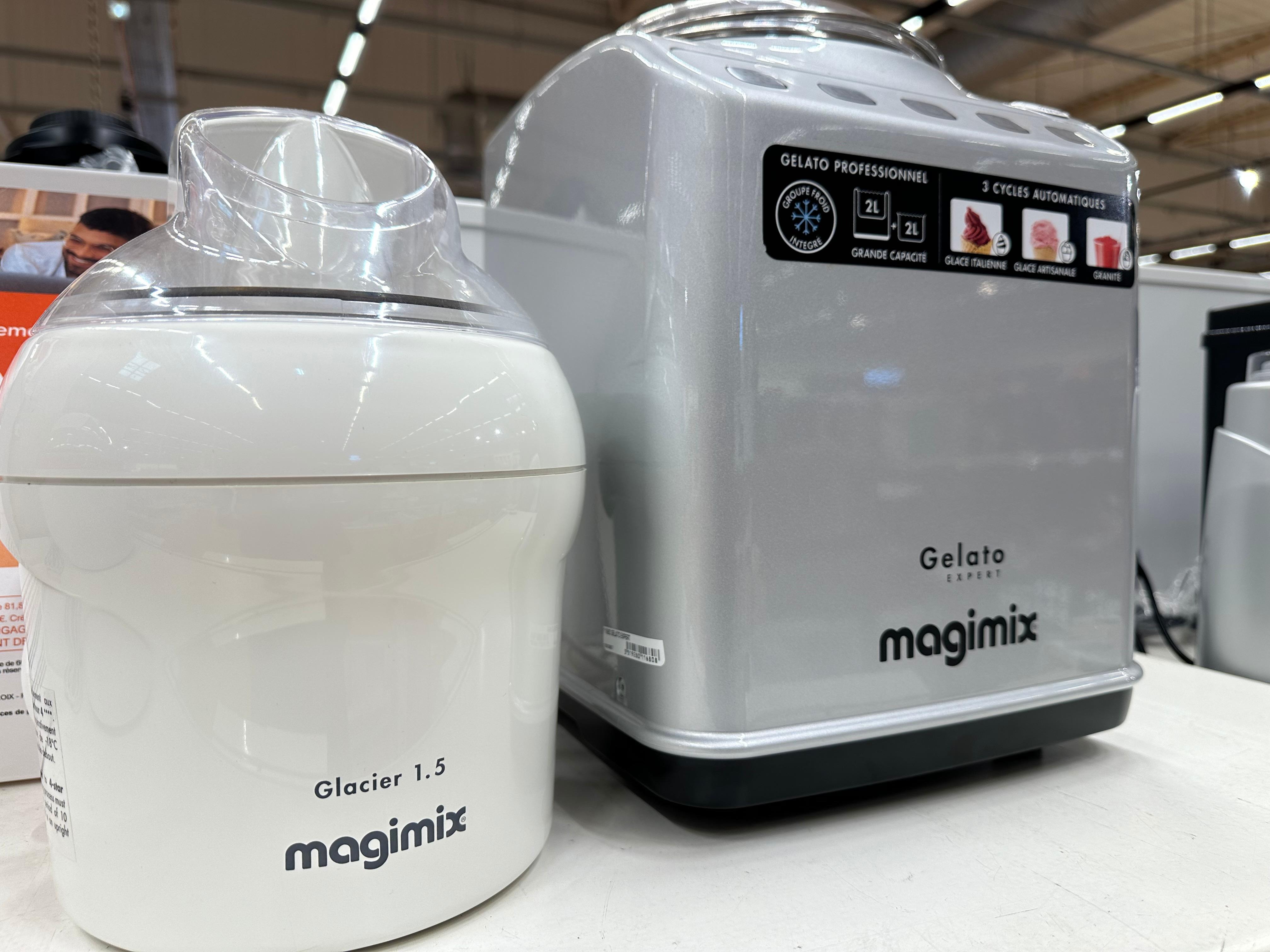 Glacier Gelato expert Magimix chez Boulanger Creil-Saint Maximin.