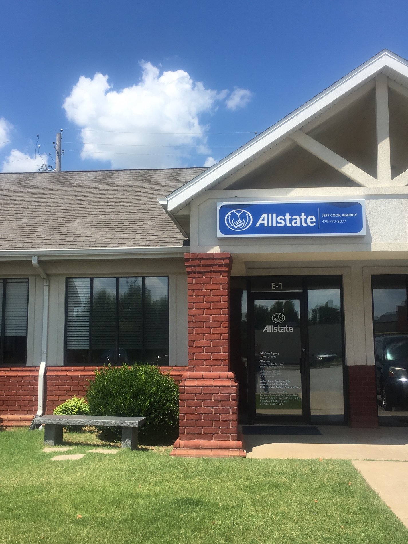 Jeff Cook Allstate Car Insurance Agent in Lowell, AR