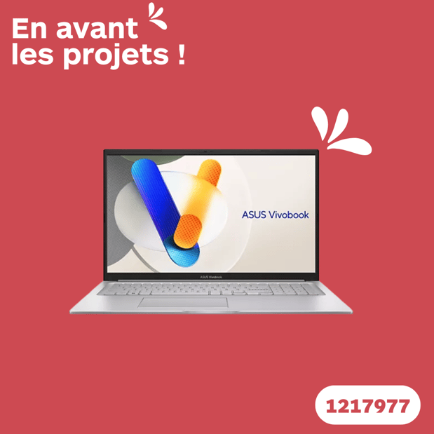 Ordinateur portable ASUS Vivobook 17 S1704VA-AU232W en promotion dans votre magasin Boulanger Lille Esquermoise