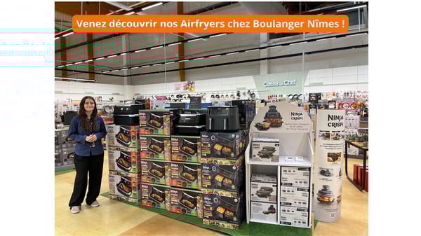 airfryer, nimes, boulanger, darty, electro depot, ninja, moulinex