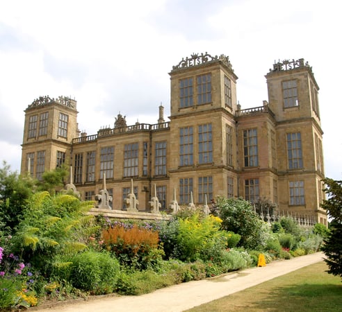 A view of Hardwick Hall in Chesterfield