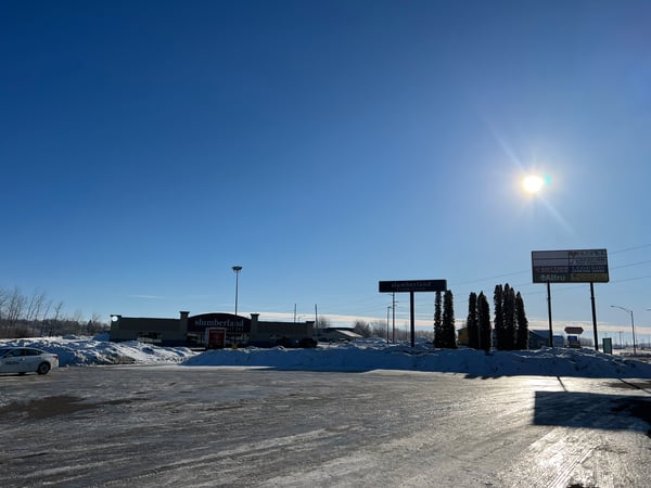 Street view of Slumberland Furniture Store in Thief River Falls,  MN