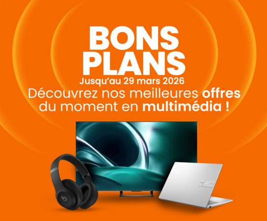Profitez de nos meilleures offres du moment en multimédia chez Boulanger Limoges ! TV, ordinateurs portables, casques audio et bien plus encore à prix réduits. Équipez-vous avec des produits performants et innovants tout en faisant des économies.
Dépêchez-vous, offres valables jusqu’au 29 mars 2026 !