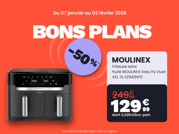 🔥 BONS PLANS SOLDES – Air Fryer MOULINEX chez Boulanger Thiais 🔥