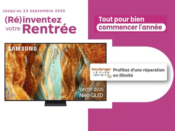 Catalogue Rentrée en TV à Boulanger La Rochelle Angoulins