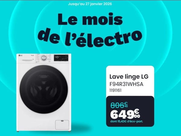 lave linge lg boulanger chalon sur saone