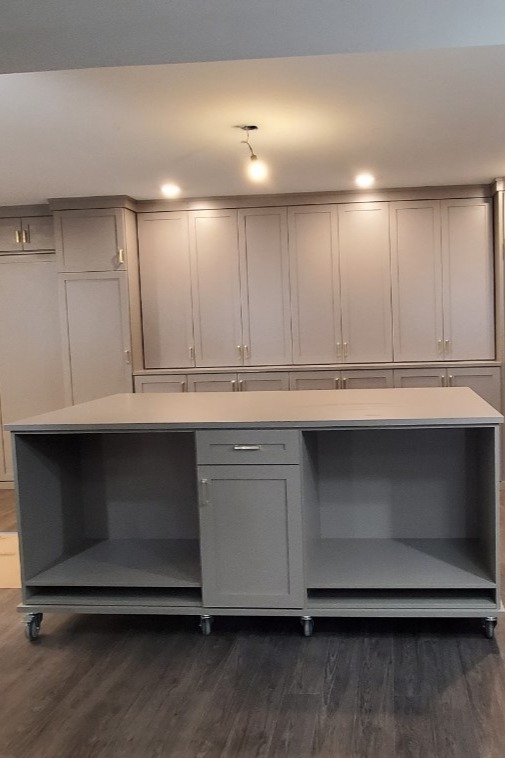 Wine Cellar with Custom Island