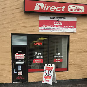 Direct Auto Insurance storefront located at  3219 South Crater Road, Petersburg