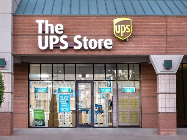 Storefront of The UPS Store in Little Rock, AR