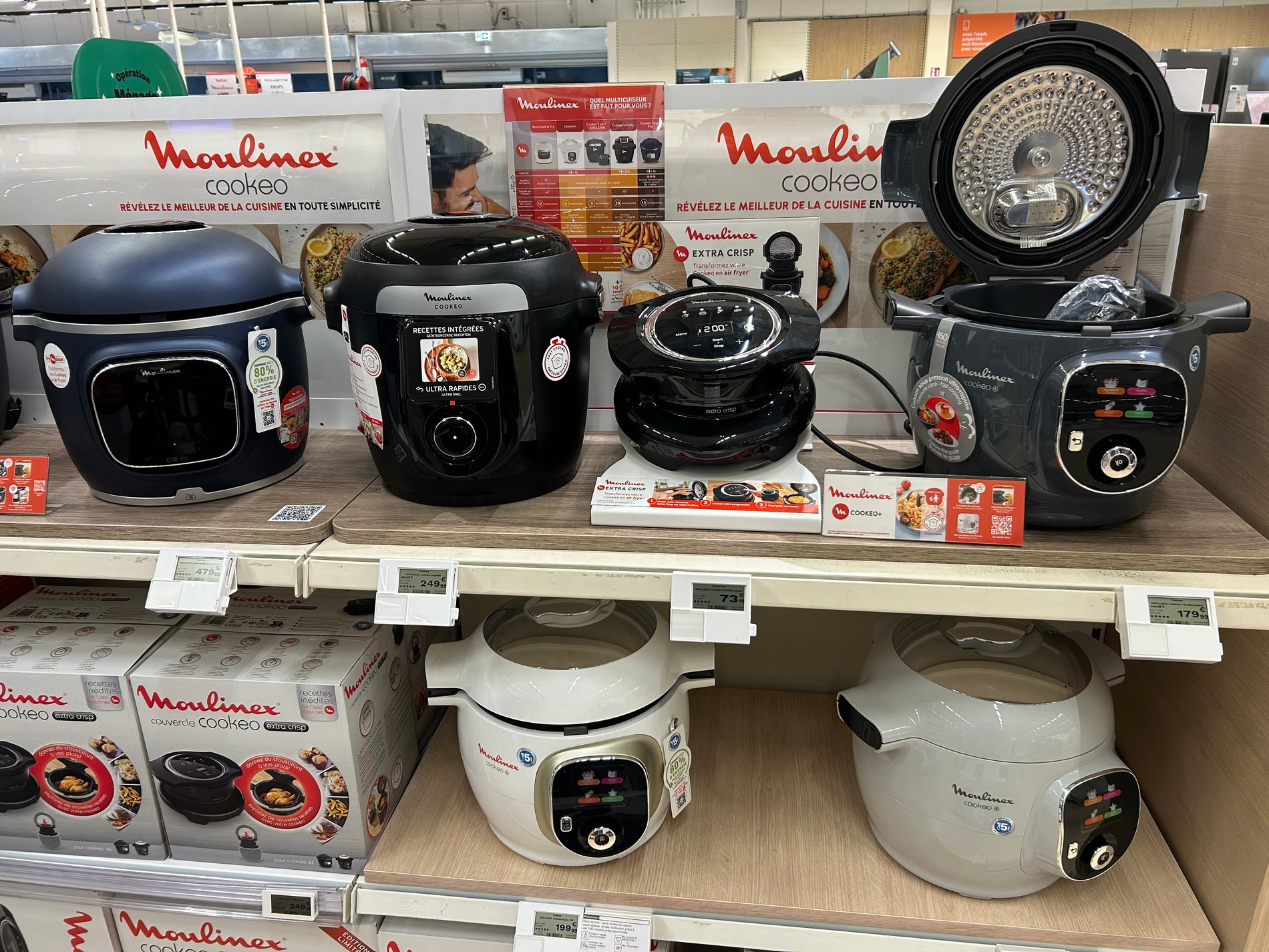 Multicuiseur  Cookeo et extra crisp