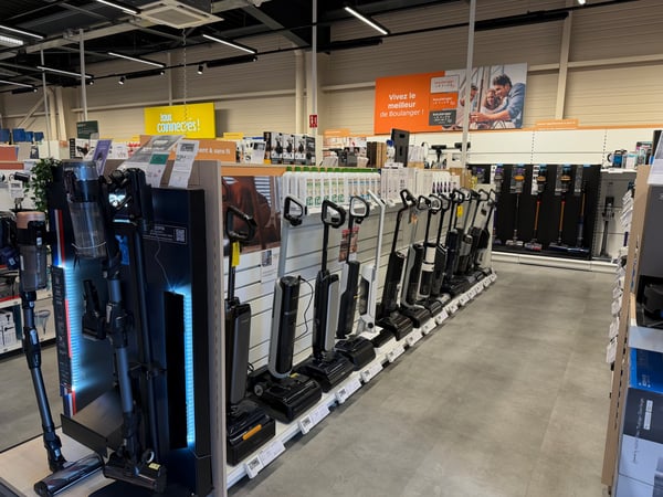 Le rayon aspirateur laveur s'agrandit avec des nouvelles marques comme Dreame, Tineco et Rowenta dans votre magasin Boulanger Draguignan proche de Lorgues, Le Muy, Vidauban et Le Luc