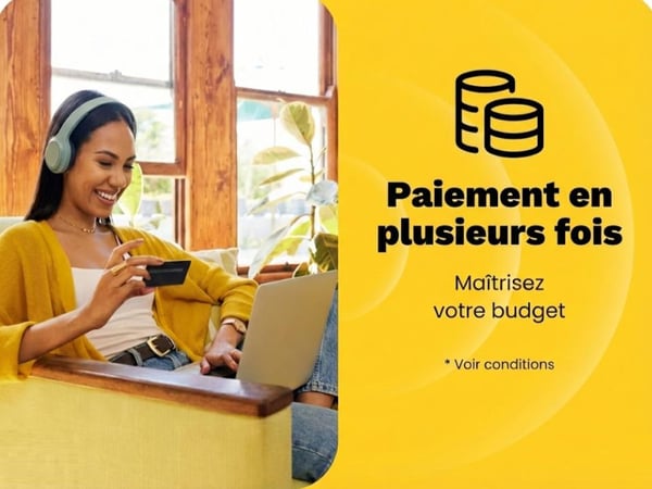 PAIEMENT EN PLUSIEURS FOIS