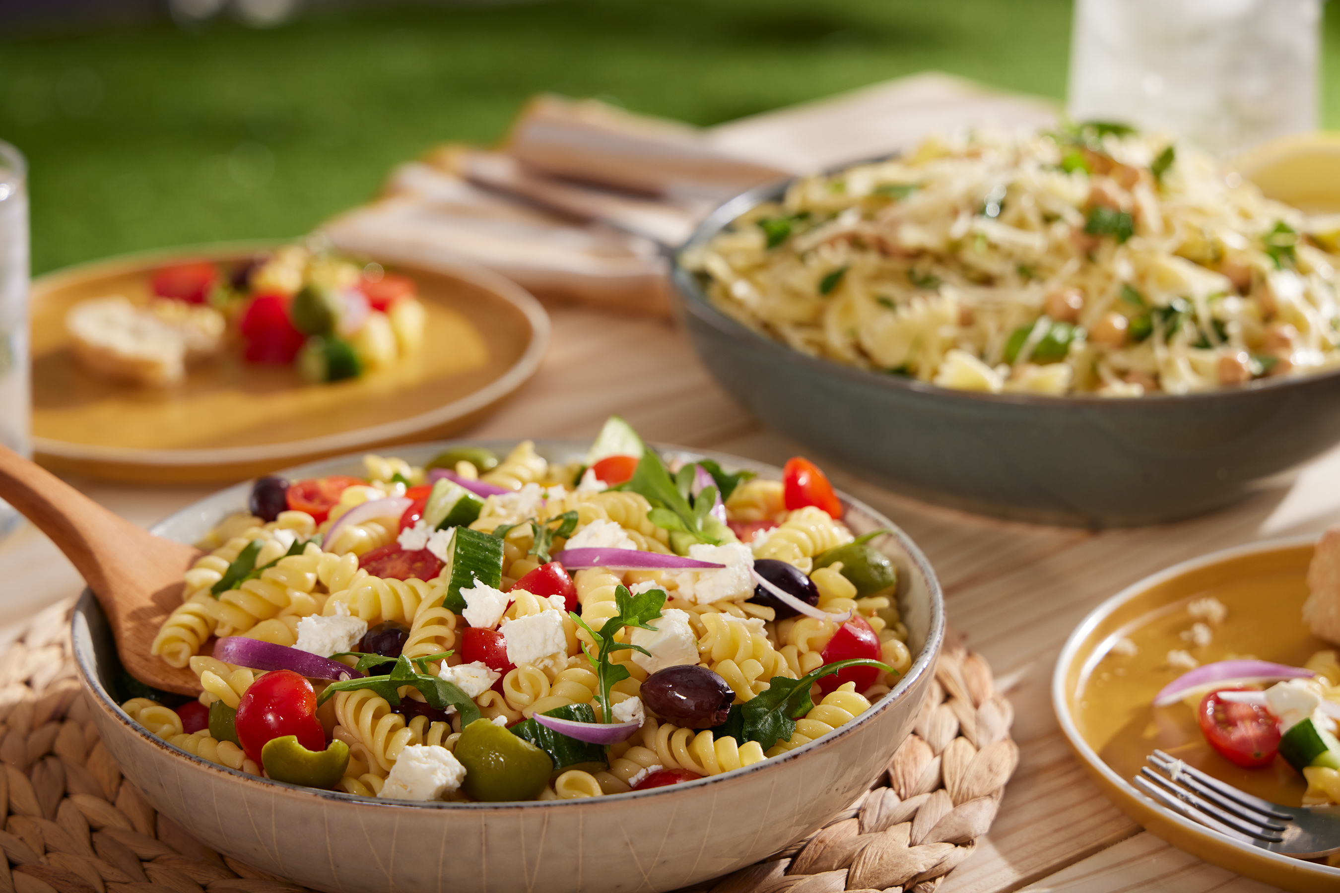 summer pasta salad side dish