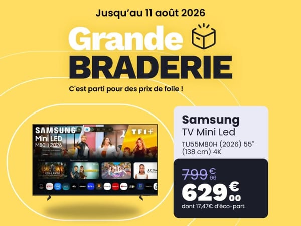 Promo TV Samsung 4K Mini LED : La Grande Braderie à Biganos