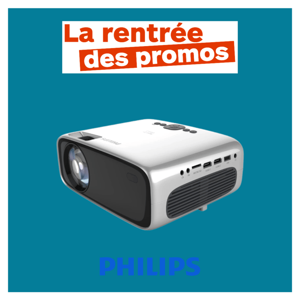Votre magasin Boulanger Niort vous propose : Mini vidéoprojecteur Philips NeoPix Ultra 2