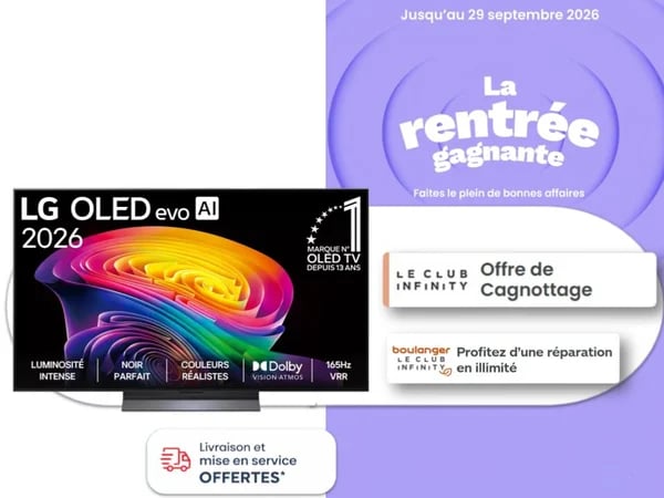 Découvrez les TV LG Oled C6 à Tours ! livraison &mise en service offertes sur les TV Oled LG C6 par Boulanger Tours