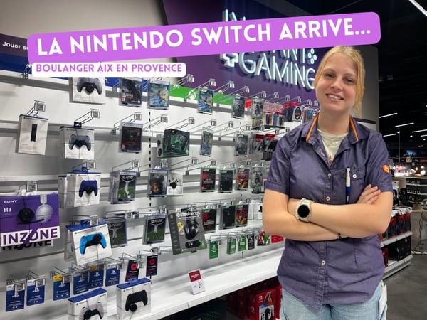 Précommande de la Nintendo Switch 2 magasin Boulanger Aix-en-Provence proche de Puyricard, Pertuis, Venelles, Salon de Provence et Aix le milles