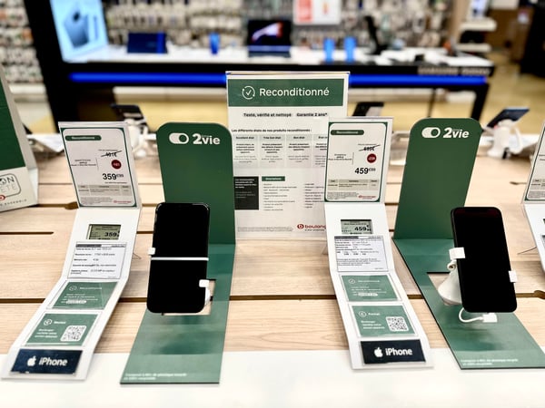 Iphone reconditionnés au magasin Boulanger Sarcelles