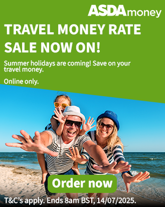 Asda Travel Money rate sale now on!