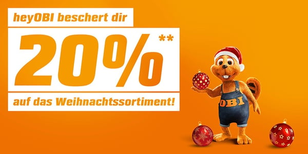 HeyOBI Beschert Dir 20% Rabatt Auf Das Weihnachtssortiment