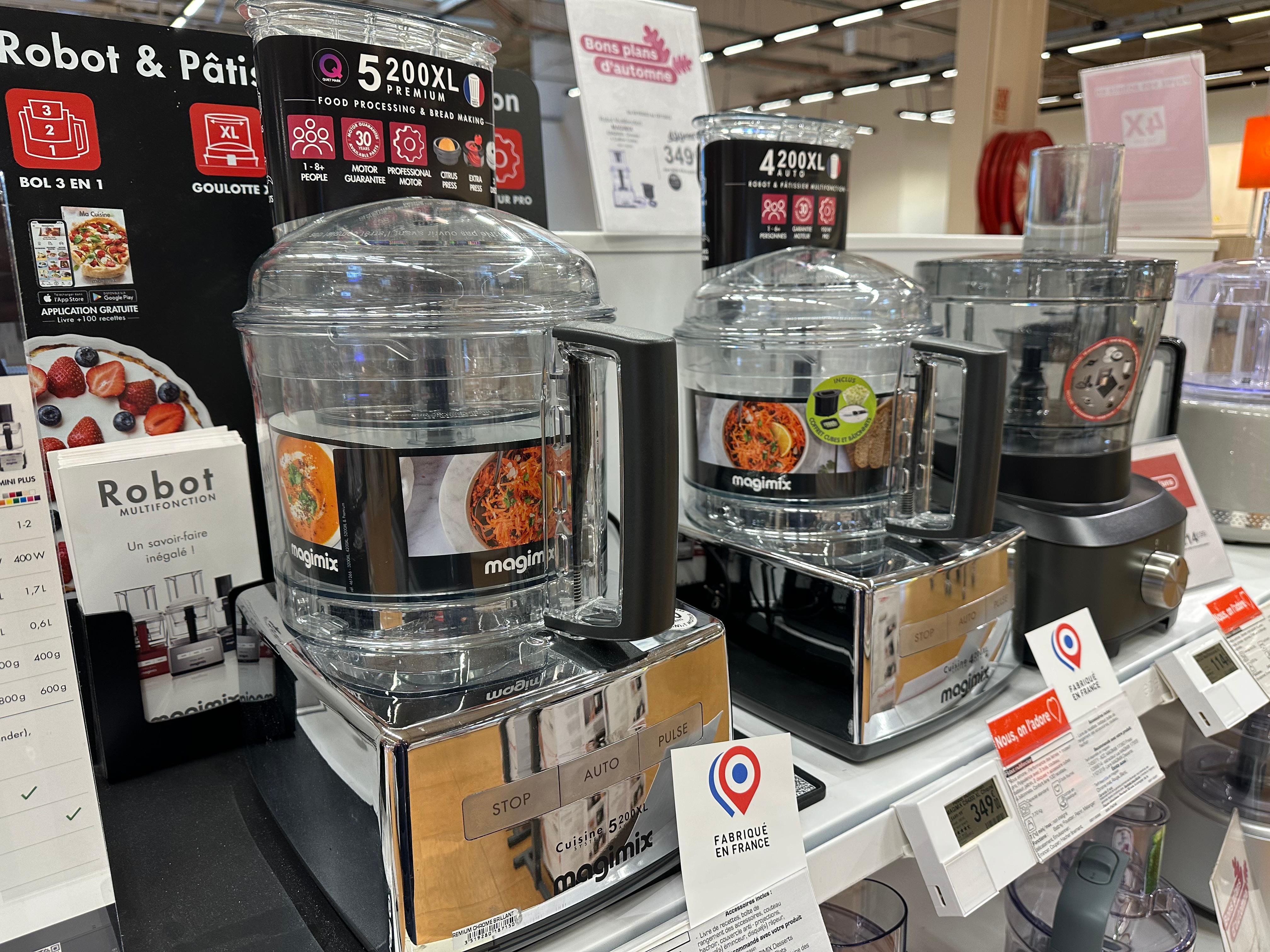 Robots multifonctions Magimix CS 5200 XL chez Boulanger Creil-Saint Maximin.