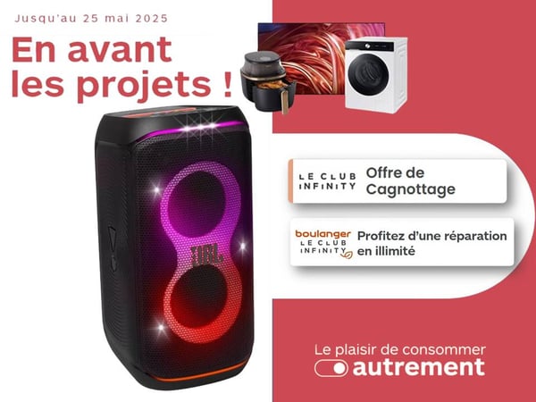 Du 07/05 au 25/05 profitez d'offres exceptionnelles sur les enceintes chez Boulanger Bordeaux Mérignac
