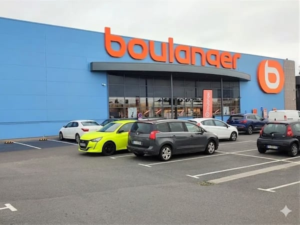 Façade du magasin Boulanger Langueux