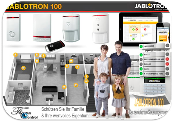 Alarmanlage JABLOTRON 100 Effektive Rundumschutz für Ihr Haus, Büro oder Ihr Geschäft