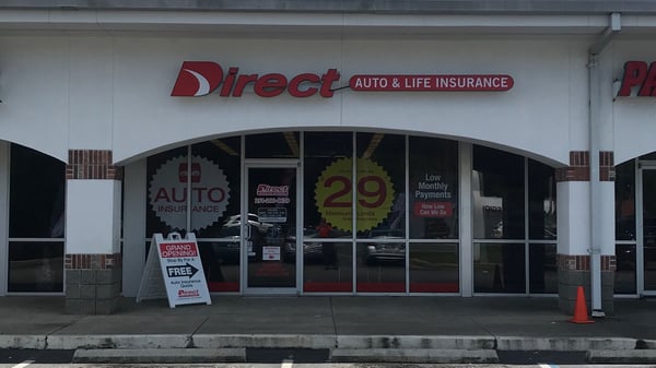 Direct Auto Insurance storefront located at  2112 South McKenzie St, Foley