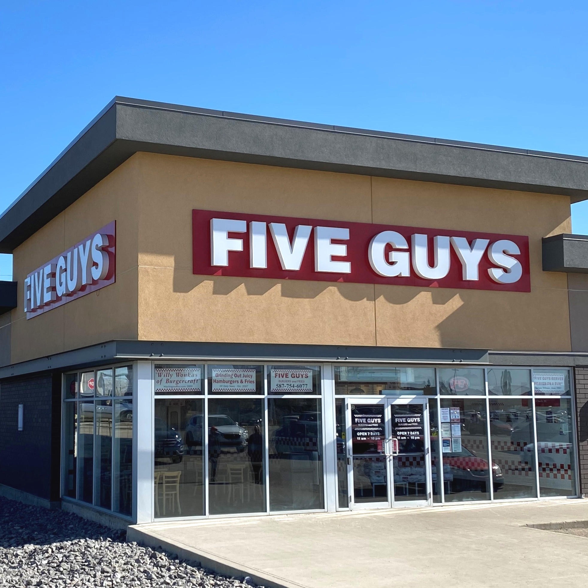 Five Guys at 5015 101 Ave. NW in Edmonton.