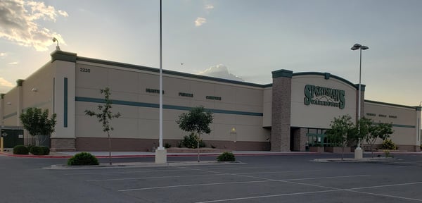 The front entrance of Sportsman's Warehouse in Las Cruces