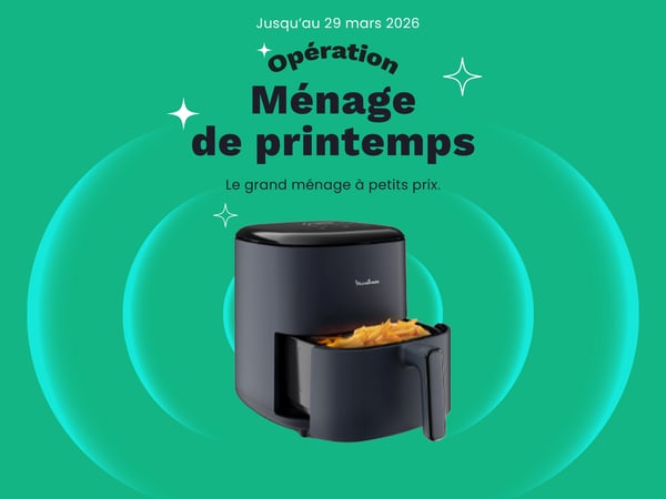 Friteuse sans huile MOULINEX Easy fry max 5L EZ245B20