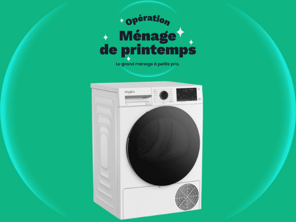 Sèche linge pompe à chaleur WHIRLPOOL CWD93MWBSFRX