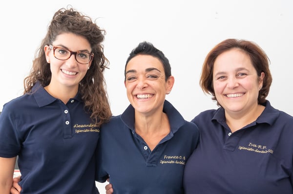 Igienista dentale Alessandra, Franca e Iva