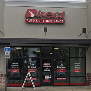 Direct Auto Insurance storefront located at  4820 Hwy 90, Pace