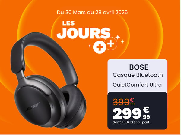 Casque BOSE QuietComfort Ultra Noir