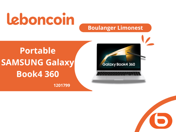 Ordinateur portable Samsung Galaxy Book sur Leboncoin de Boulanger Limonest