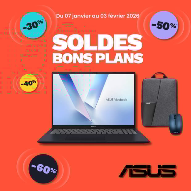 Ordinateur portable ASUS Pack Vivobook S1607QAMB107W Copilot+PC chez Boulanger Vitrolles