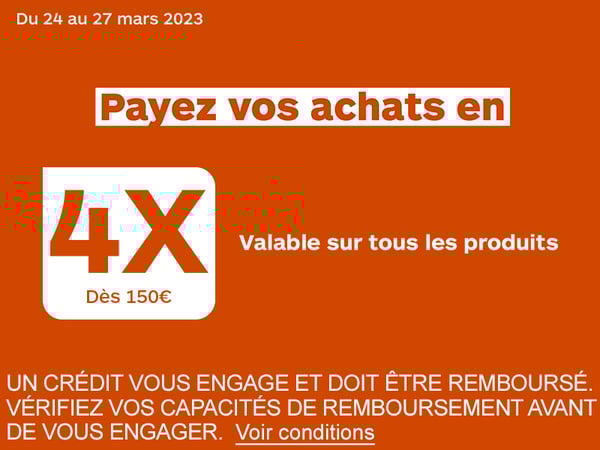 Paiement en 4x