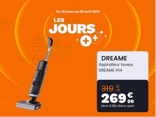 Aspirateur laveur DREAME H14