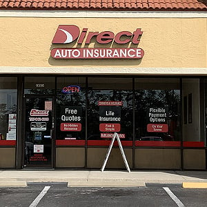 Direct Auto Insurance storefront located at  9306 US Highway 19 North, Port Richey