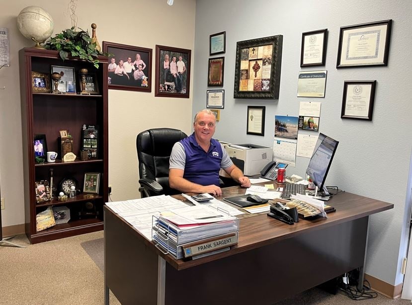 Frank, hard at work! In business since 1985.