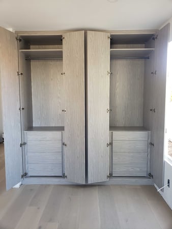custom built & locally made wardrobe