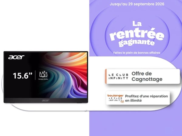 Que vaut un ordinateur sans un bon écran pour la rentrée? Boulanger Bordeaux Mérignac vous propose sa sélection de rentrée gagnante