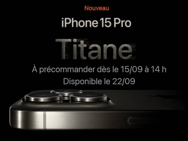 Pré-commandez l'iPhone 15 chez Boulanger Bordeaux  Mérignac dès le 15 Septembre à 14h !