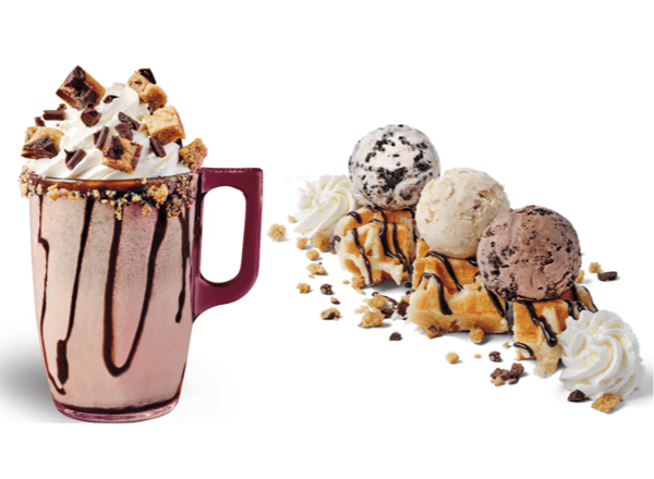 Bebidas de sorbete de edición limitada en Häagen-Dazs CC Saler, Valencia – incluyendo Raspberry Lemonade y Coconut lemonade y mucho más