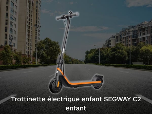 Retrouvez cette trottinette électrique enfant SEGWAY C2 enfant en déstockage dans votre magasin boulanger avignon le pontet.